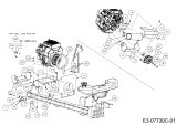 Cub Cadet Ersatzteile Gartentraktoren GTX 2100 14A-3GE-603  (2015) Chokezug, Elektromagnetkupplung, Gaszug, Motorzubehör