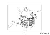 Cub Cadet Ersatzteile Gartentraktoren GTX 2100 14A-3GE-603  (2012) Frontgrill