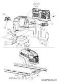 Cub Cadet Ersatzteile Gartentraktoren GTX 2100 14A-3GE-603  (2014) Motorhaube