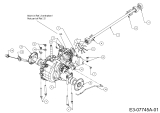 Cub Cadet Ersatzteile Gartentraktoren GTX 2100 14A-3GE-603  (2012) Hinterachse, Kardanwelle