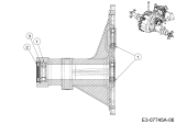 Cub Cadet Ersatzteile Gartentraktoren GTX 2100 14A-3GE-603  (2012) Achstrichter links