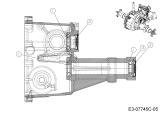 Cub Cadet Ersatzteile Gartentraktoren GTX 2100 14A-3GE-603  (2014) Achstrichter rechts