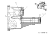 Cub Cadet Ersatzteile Gartentraktoren GTX 2100 14A-3GE-603  (2016) Achstrichter rechts