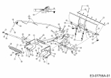 Ersatzteile Zubehör Garten- und Rasentraktoren Räumschild für GTX 2100 Typ: 19A40022100  (2014) Grundgerät