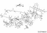 Ersatzteile Zubehör Garten- und Rasentraktoren Räumschild für GTX 2100 Typ: 19B40022100  (2015) Grundgerät