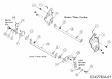 Ersatzteile Yard-Man Laubsauger mit Häckselfunktion Yard Vac Typ: 24A-060F643  (2012) Höhenverstellung