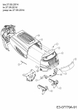 Ersatzteile MTD Rasentraktor 145/96 SD Typ: 13HM765F635  (2014) Motorhaube 5-Style bis 27.05.2014 