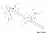 Ersatzteile MTD Holzspalter LS 550 Typ: 24AI550C678  (2016) Zugstange 