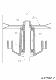 Ersatzteile Gutbrod Rasentraktoren SC Edition Typ: 13B-334-690  (2011) Messerspindel 618-0250