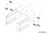 Ersatzteile MTD Holzspalter LS 550 Typ: 24AF550C678  (2012) Rahmen 