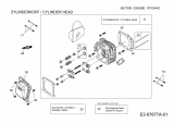 Ersatzteile MTD-Motoren Vertikal 1P70WHC Typ: 752Z1P70WHC  (2012) Zylinderkopf