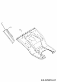 Ersatzteile Gutbrod Rasentraktoren GLX 105 RHL-K Typ: 13AG91GN690  (2012) Auswurfschacht
