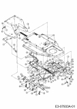 Ersatzteile Lawnflite Rasentraktoren 603 Typ: 13AC479C611  (2004) Mähwerksaushebung
