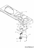 Ersatzteile Gutbrod Gartentraktoren XLX 117 SAL Typ: 14AU806H690  (2003) Spannrolle