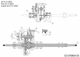 Ersatzteile MTD Rasentraktor SN 170 A Typ: 13B3508N678  (2003) Getriebe 618-04065 ab 01.01.2003 