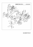 Ersatzteile WOLF-Garten Benzin Rasenmäher mit Antrieb Ambition 475 A Typ: 12ABC55H650  (2013) Messer, Räder, Schnitthöhenverstellung, Getriebe 