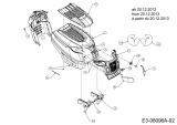 Ersatzteile MTD Rasentraktor 155-92 LE Typ: 13HM71KE676  (2014) Motorhaube K-Style ab 20.12.2013 