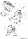 Ersatzteile MTD Rasentraktor Smart RE 130 H Typ: 13AH715E600  (2013) Motorhaube 5-Style 