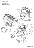 Ersatzteile MTD Rasentraktor 145/96 SD Typ: 13HM765F635  (2014) Motorhaube 5-Style ab 28.05.2014 