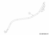 Ersatzteile MTD Benzin Rasenmäher ohne Antrieb Smart 46 PB Typ: 11A-TA5B600  (2015) Bremsbügel 