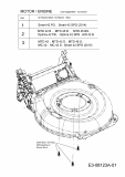 Ersatzteile MTD Benzin Rasenmäher mit Antrieb 42 S Typ: 12A-LAM8600  (2014) Motor 