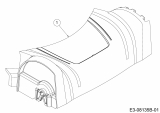 Ersatzteile WOLF-Garten Benzin Rasenmäher mit Antrieb A 5300 A Typ: 12B-POKC650 (2020) Abdeckung Vorderachse 