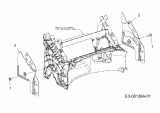 Ersatzteile MTD Benzin Rasenmäher ohne Antrieb Smart 46 PO Typ: 11A-TCJD600  (2014) Holmbracketten 