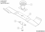 Cub Cadet Ersatzteile Motormäher mit Antrieb LM1 AR42 12A-LQSJ603  (2018) Messer, Messeraufnahme bis 06/12/2017