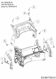 Ersatzteile Mr.Gardener Motormäher mit Antrieb HW 46 BA-IS Typ: 12A-TNB9629  (2018) Abdeckung hinten bis 18/04/2018