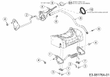 Ersatzteile WOLF-Garten Benzin Rasenmäher mit Antrieb S 4600 AHW Typ: 12A-TR5M650  (2015) Achsen, Höhenverstellung 
