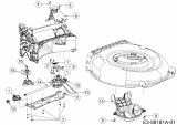Ersatzteile Mr.Gardener Motormäher mit Antrieb HW 46 BA Typ: 12A-TN5E629  (2016) Getriebe, Keilriemen