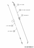 Ersatzteile MTD Benzin Rasenmäher mit Antrieb 5350 HW Typ: 12C-PD2E600 (2021) Bremszug, Schaltzug 