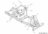 Ersatzteile WOLF-Garten Rasentraktor Scooter Typ: 13C326SC650  (2020) Rahmen 