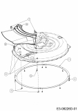 Ersatzteile WOLF-Garten Rasentraktor Scooter Pro Typ: 13B226HD650  (2016) Deflektor, Leitbleche, Messer 