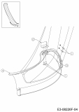 Ersatzteile WOLF-Garten Rasentraktor Scooter Pro Hydro Typ: 13A221HD650  (2018) Auswurfschacht 