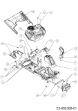 Cub Cadet Ersatzteile Rasentraktoren CC 114 TA 13B226HD603  (2016) Verkleidungen
