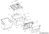 Cub Cadet Ersatzteile Rasentraktoren CC 114 TA 13B226HD603  (2015) Grasfangeinrichtung