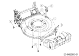 Cub Cadet Ersatzteile Motormäher mit Antrieb LM2 DR53s 12BBPQKC603 (2019) Mähwerksgehäuse, Waschdüse