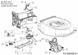 Ersatzteile MTD Benzin Rasenmäher mit Antrieb Advance 53 SPKVHW Typ: 12AKPN7D600  (2017) Getriebe, Keilriemen ab 05.01.2017 