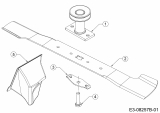 Cub Cadet Ersatzteile Motormäher mit Antrieb LM3 DR53es 12BCPVS7603  (2017) Messer, Messeraufnahme, Mulchstopfen