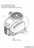 Ersatzteile MTD Rasentraktor DL 92 H Typ: 13H2715E677  (2015) Motor ab 10.12.2014 bis 16.01.2015 