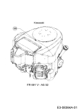 Cub Cadet Ersatzteile Zero Turn RZT 54 17AI2ACK603  (2013) Motor Kawasaki