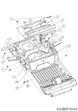 Cub Cadet Ersatzteile Zero Turn XZ2  107I 17AWCBYS603  (2019) Sitzträger