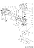 Cub Cadet Ersatzteile Zero Turn XZ2 127 17AICBDQ603  (2017) Vorderachse