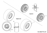 Cub Cadet Ersatzteile Zero Turn RZT S 46 17ARCBDT330  (2015) Räder 13x5 + 18x8.5