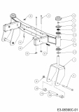 Cub Cadet Ersatzteile Zero Turn XZ1 127 17CICACQ603  (2018) Voderachse