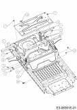 Cub Cadet Ersatzteile Zero Turn XZ1 107 17DMCACS603  (2018) Sitzplatte, Trägerplatte Tank