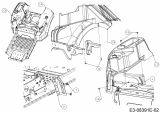 Cub Cadet Ersatzteile Zero Turn XZ1 107 17DMCACS603  (2020) Trägerplatte Tank, Tankverkleidung