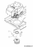 Cub Cadet Ersatzteile Zero Turn RZT L 50 17AICACQ603  (2015) Keilriemenführung Motor