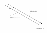 Ersatzteile Lux Tools Motormäher mit Antrieb B 48 HMAECO Typ: 12A-129L694  (2013) Bowdenzüge